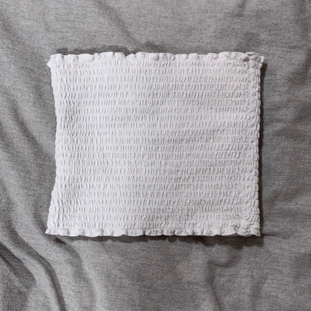 Hollister White Tube Top